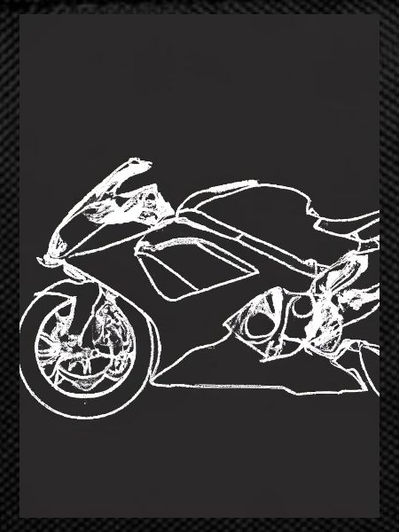 Umriss Motorrad