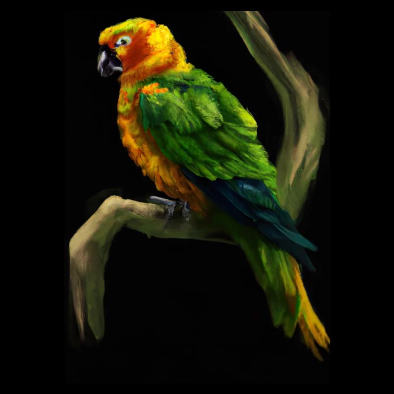 Papagei auf einem Baum