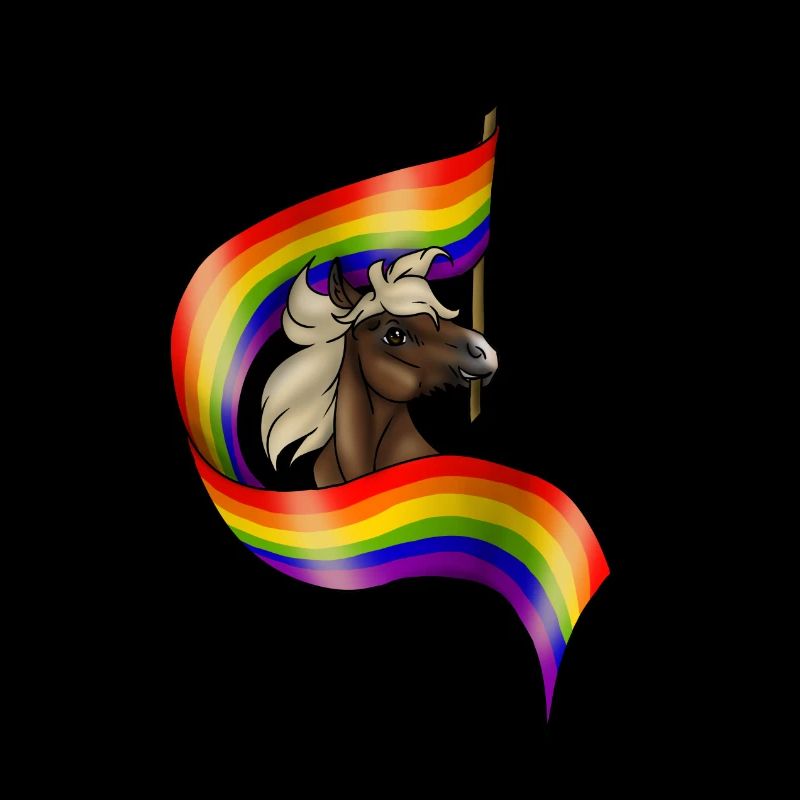 REGENBOGEN - Phoenix mit Prideflag