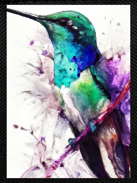 Bunter Vogel