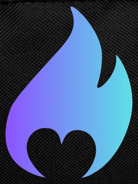 Flamme mit Herz