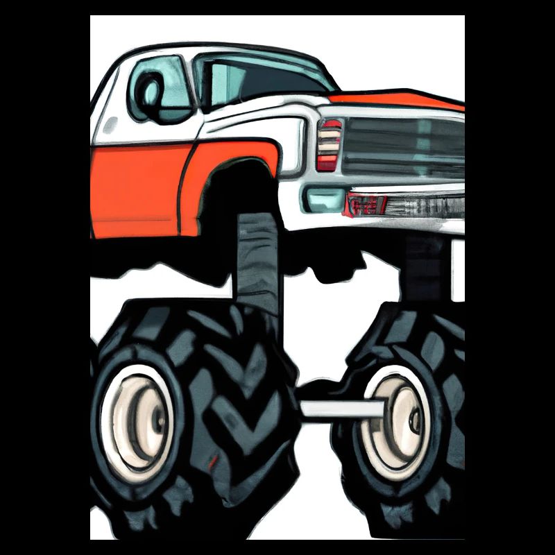 Monstertruck-Malerei