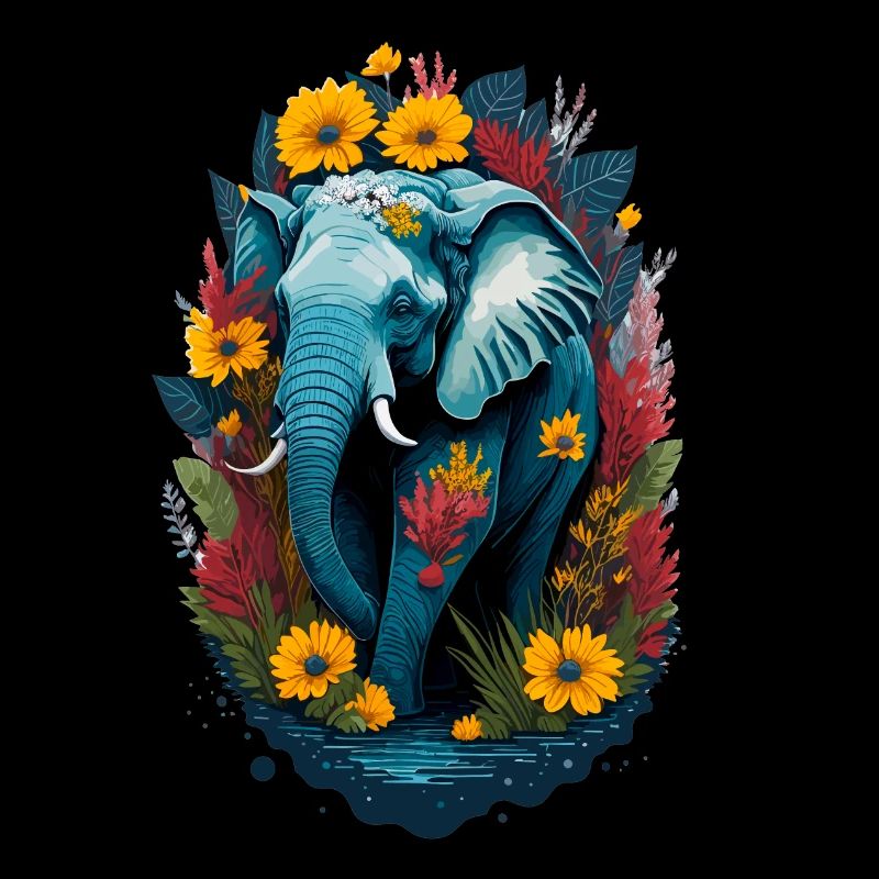 Éléphant mignon