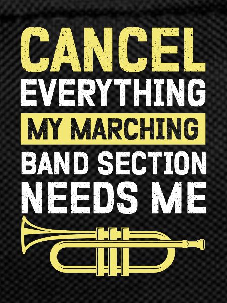 Marching Band Section Proud Musician