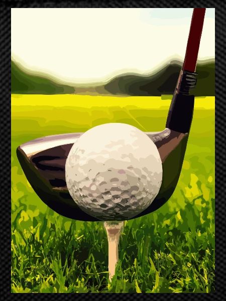 Golfball Abschlag