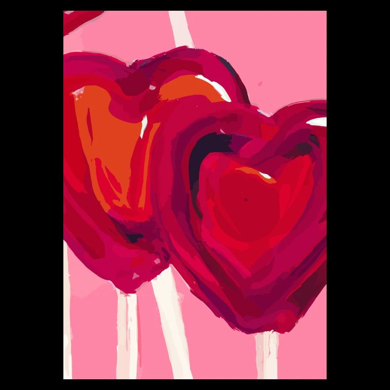 Herz-Lollipop