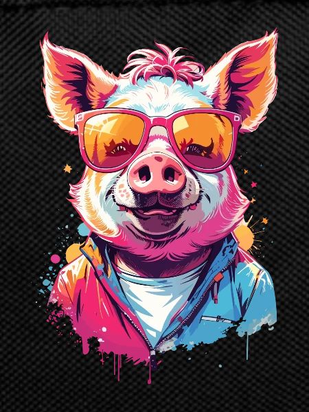 Cool Pig in Sunglasses