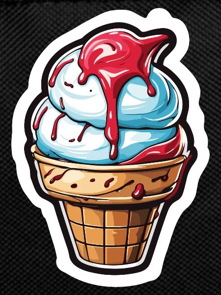 Ice Cream / Summer / Sun / Waffle
