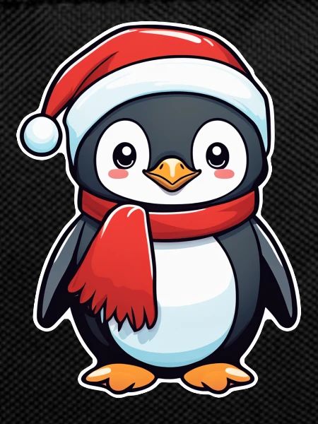 Penguin Christmas Hat