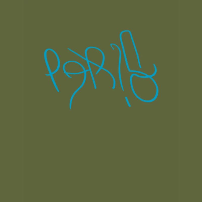 Hellblauer Paris Sticker