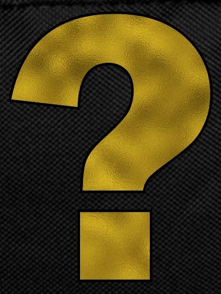 Punctuation Mark Question Mark Gold