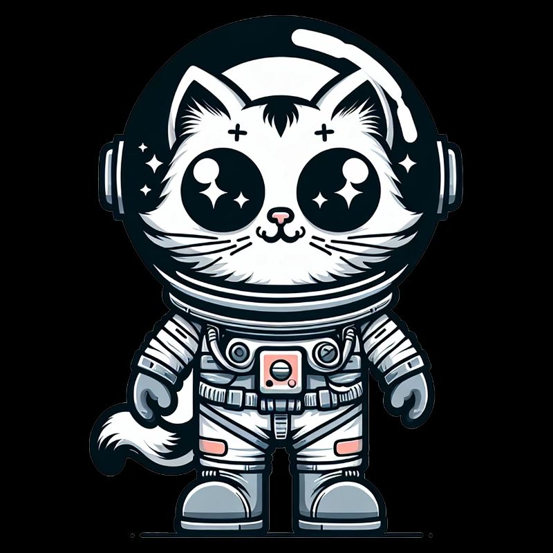 Cute Cat Astronaut