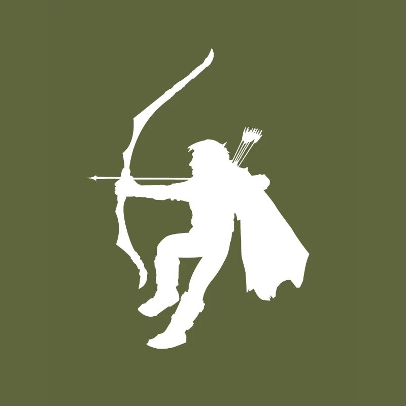 Fantasy RPG, Ranger Silhouettes Design