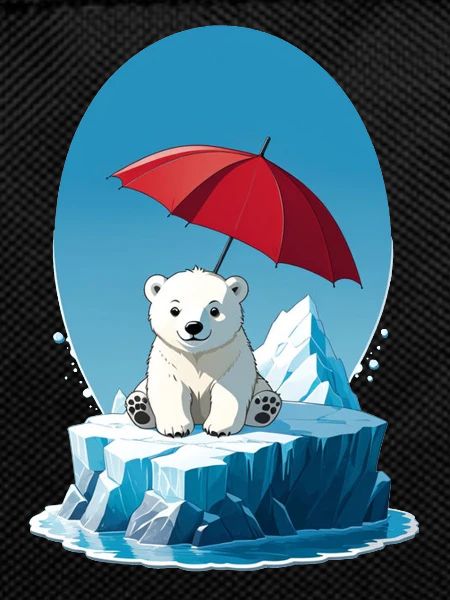 Polar Bear, Ice & Parasol
