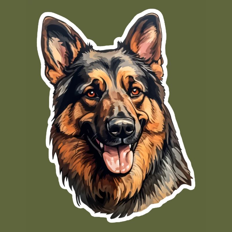 German Shepherd Artistic