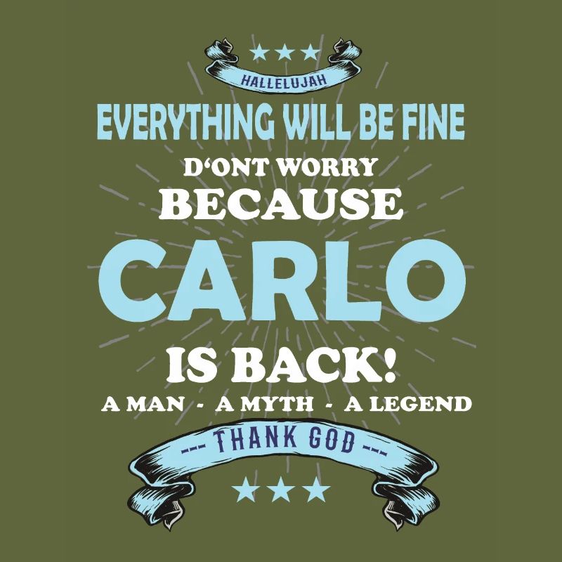 Alles wird gut denn Carlo Ist da Outfit