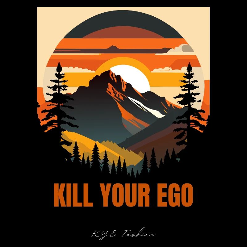 Kill Your Ego Mountain Design