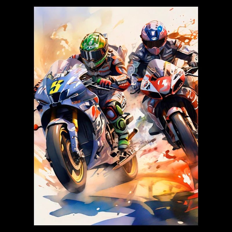 Course de motos