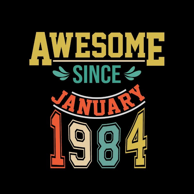 Januar 1984 Geburtstag Januar 1984 Geschenk 1984