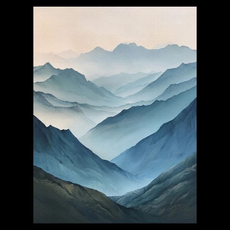 Poster Canvas Mountain 52