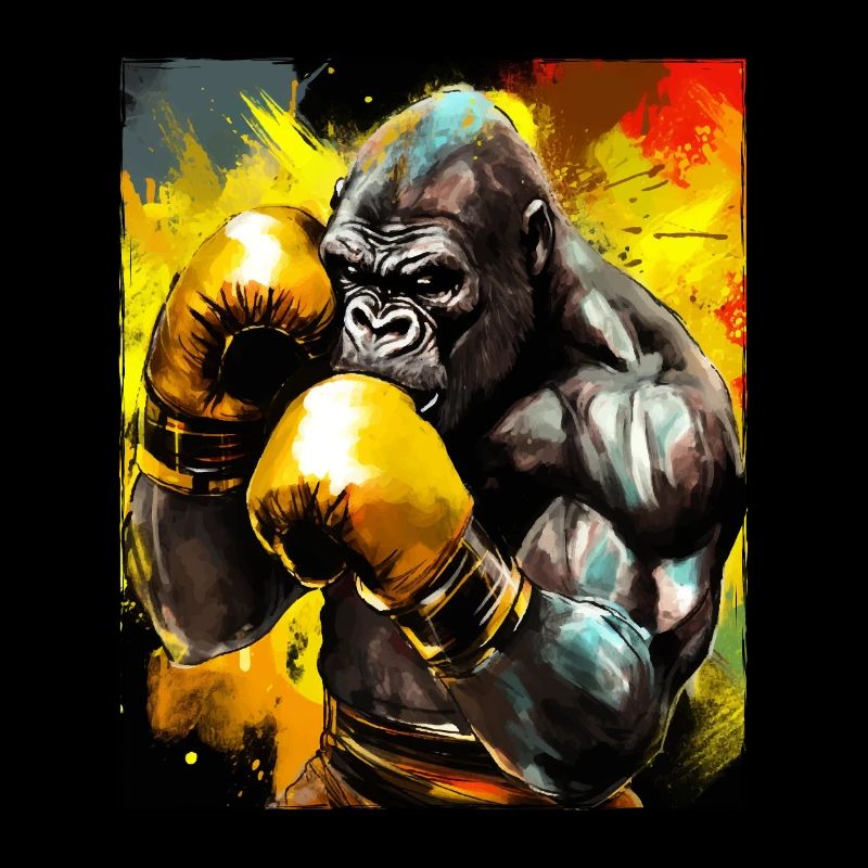 Gorille Boxer Bête de Boxe