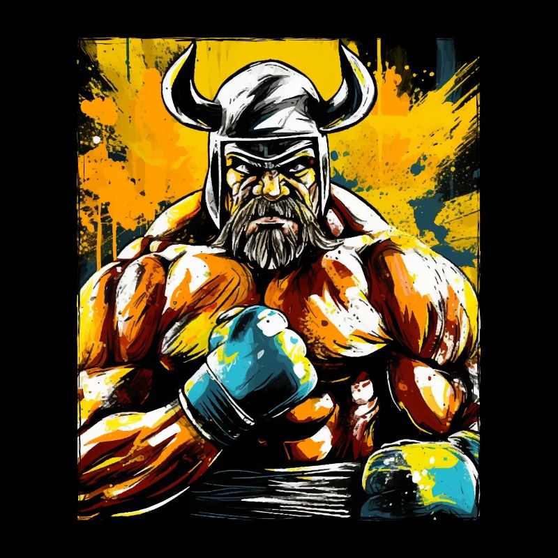 Wikinger Boxer Boxen Odin