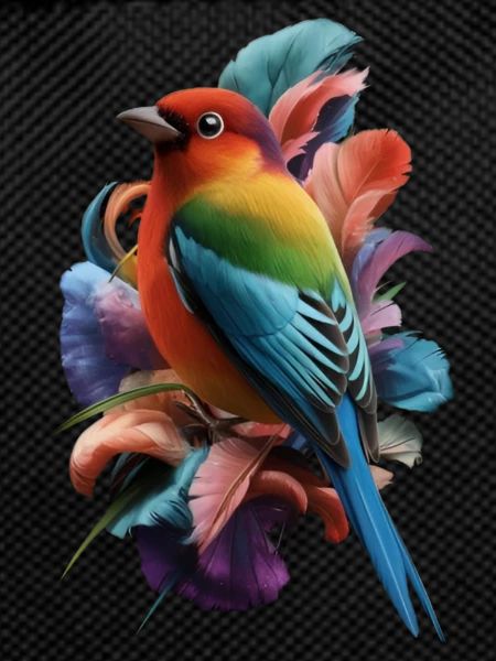 Rainbow Finch - Nature's Palette