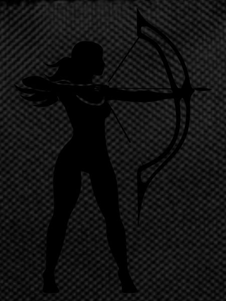 Archery Woman Icon