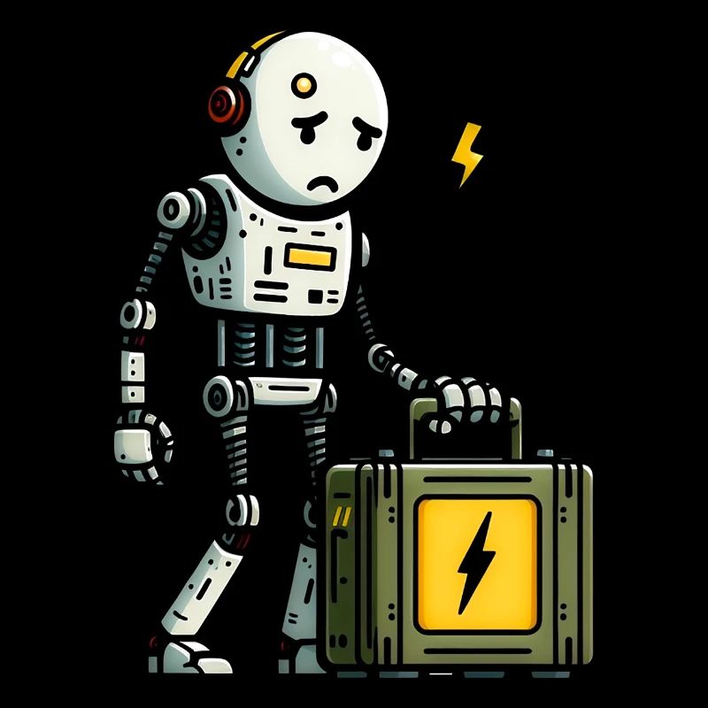 Sad Robot Energy Case
