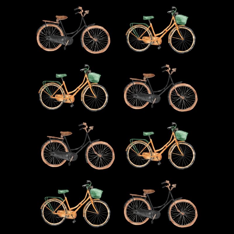 Vivid Vintage Bicycle Pattern