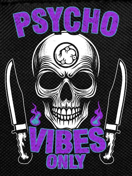 Psycho Vibes Schädel