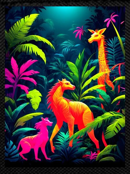 Fluorescent Jungle Dance Party
