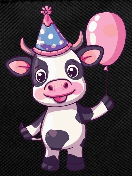 Cow Birthday Comic