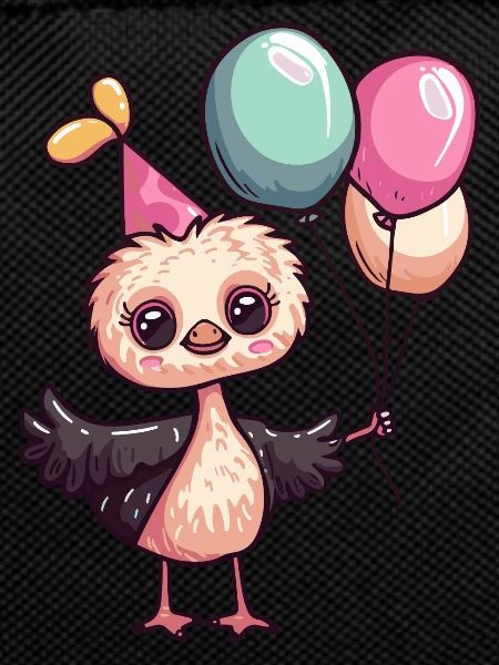 Ostrich Birthday Comic