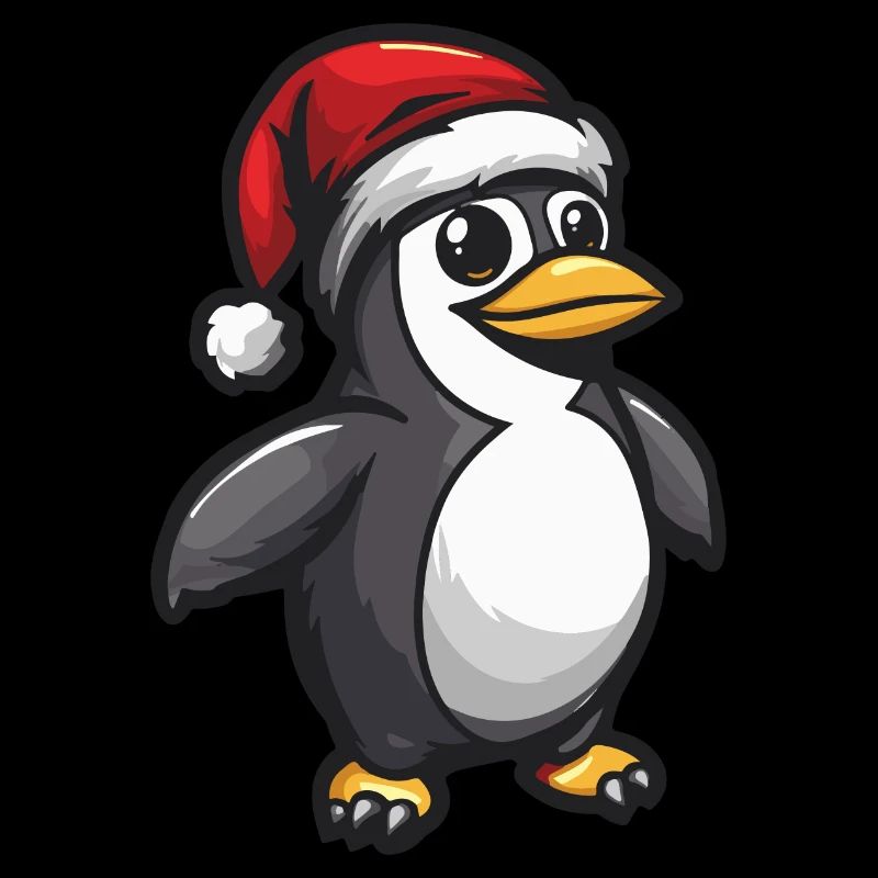 Pinguin Weihnachten