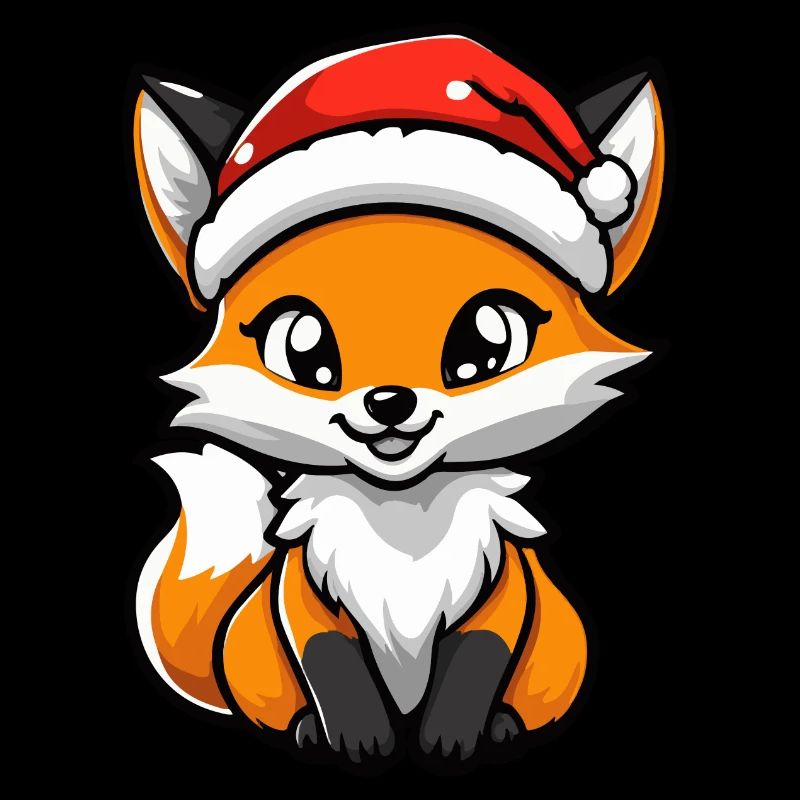 Fox Christmas Cute