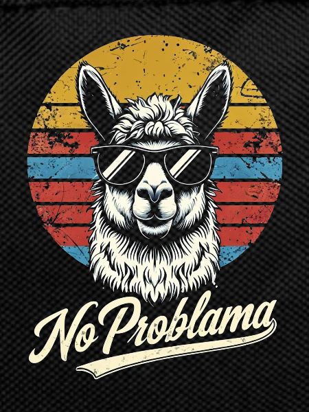 No Problama, funny lama design