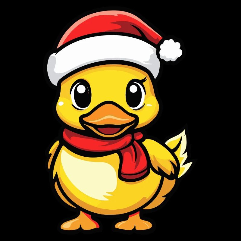 Duck Christmas Cute