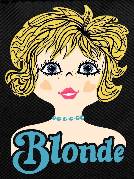 Retro Illustration Blonde