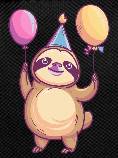 Sloth Birthday Baby