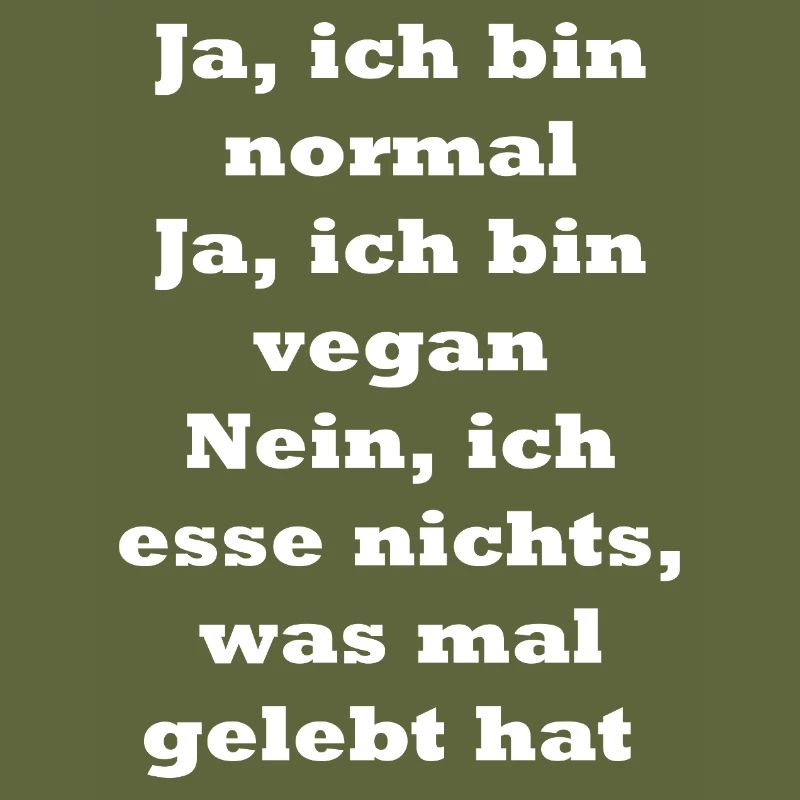 veganer Spruch