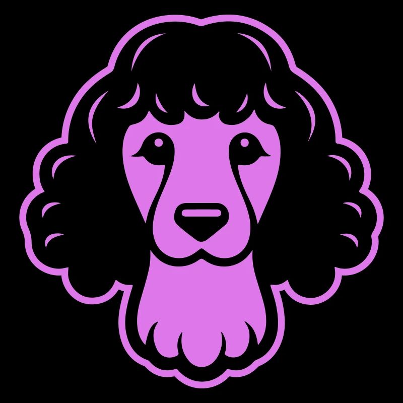 Caniche tête de chien