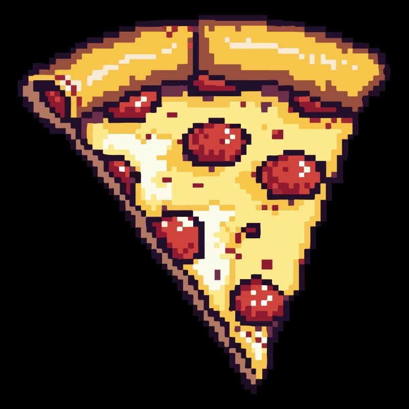 Pizza Pixel Icon