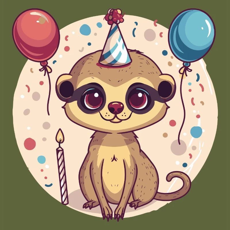 Suricate Anniversaire Bébé
