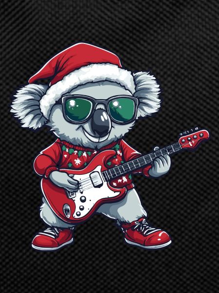 Koala Christmas Rocker Guitar