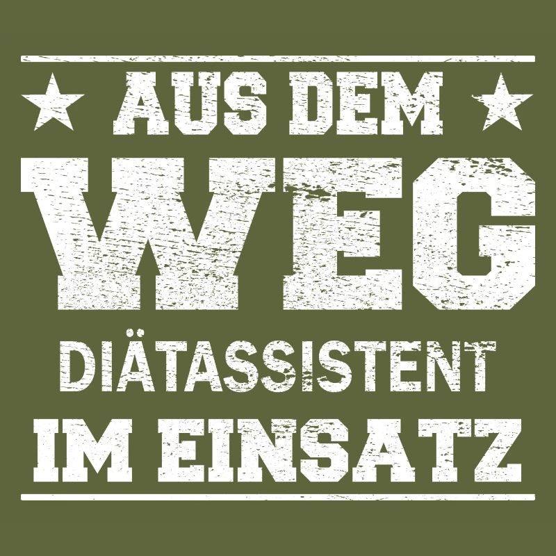 Aus dem Weg Diätassistent im Einsatz Design