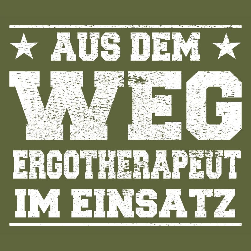 Aus dem Weg Ergotherapeut im Einsatz Design