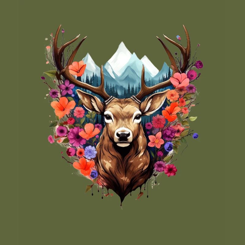 Replacement dirndl deer antlers deer