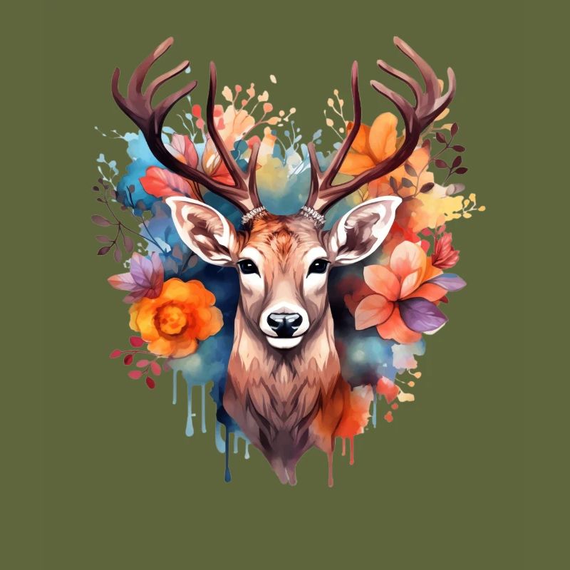 Ersatz Dirndl Hirschgeweih Hirsch