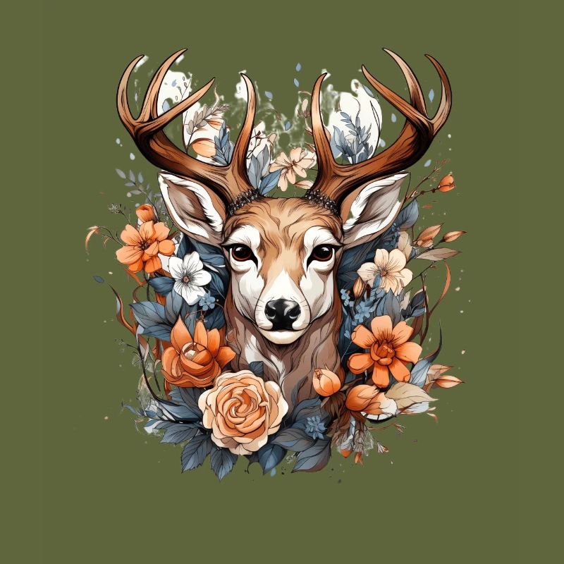 Replacement dirndl deer antlers deer